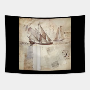 Crafty Pirate Vintage Tapestry