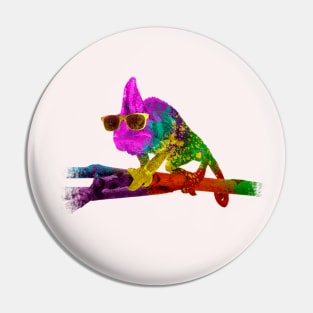 Funny Chameleon Pin