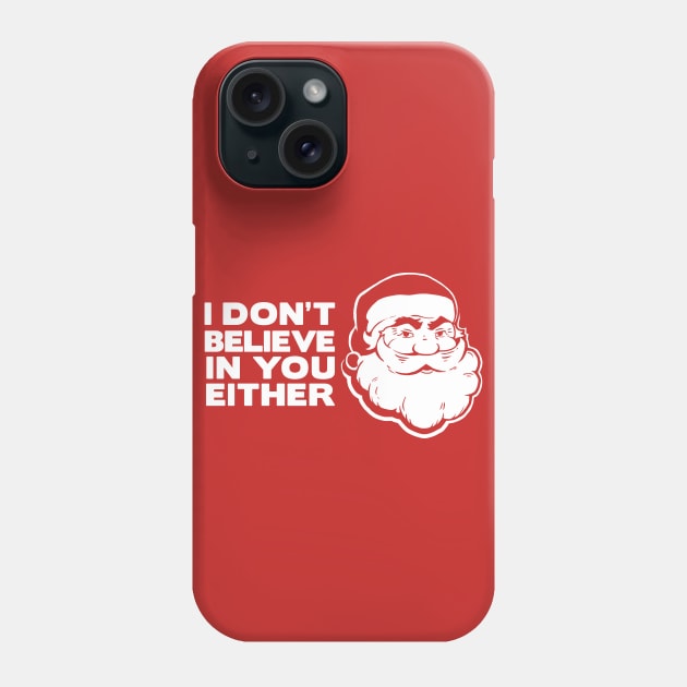 Disbelieving Santa Phone Case by Boots