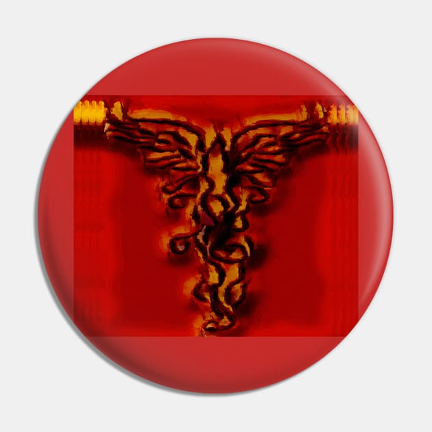 Phoenix-Bold Pin by m2inspiration