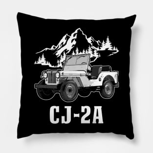 Jeep CJ-2A jeep car name Pillow