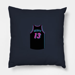 Bam Adebayo Miami Jersey Qiangy Pillow