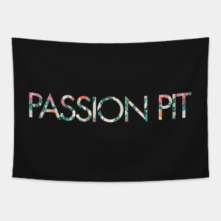 Passion Pit Floral Pattern - Dark Tapestry