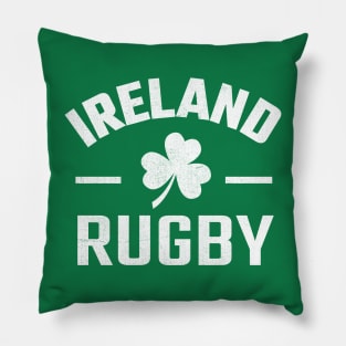 Ireland Rugby Irish Shamrock Pillow