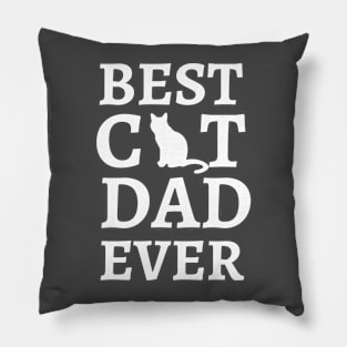 Best Cat Dad Ever Pillow