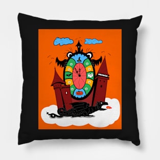 Castle in the clouds Pillow