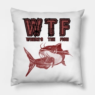 Fishing Shirt Fishing Gift for Dad Fishing Tshirt Fisherman Gift Men's Fishing Shirt Fly Fishing Shirt Funny Fishing Shirt Fathers Day Gift Pillow