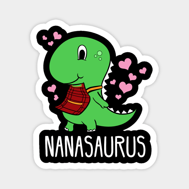 Nanasaurus Magnet by captainmood