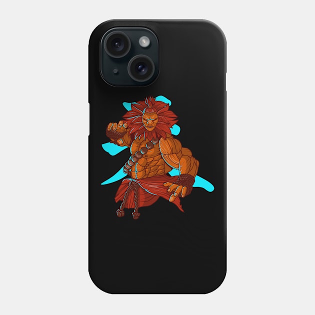 Akuma Street Fighter Phone Case by santelmoclothing