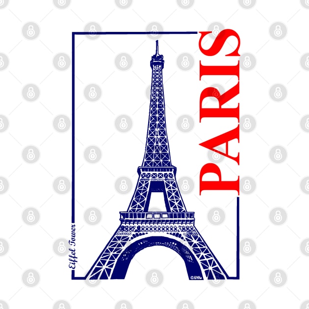 Paris-Eiffel Tower -color by NewSignCreation