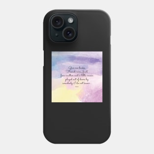 Give me books, French wine - Keats Phone Case