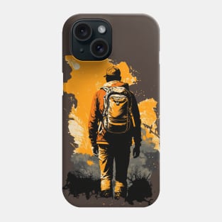 Time for adventure - I'd rather be hiking in the wilderness - Man Phone Case