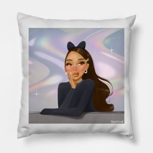 Dreamy Girl Art Pillow