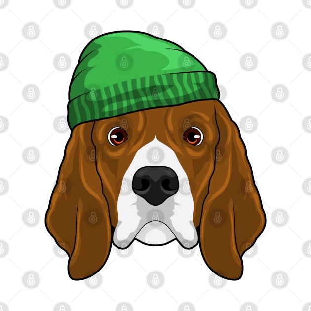 Dog with Beanie by Markus Schnabel