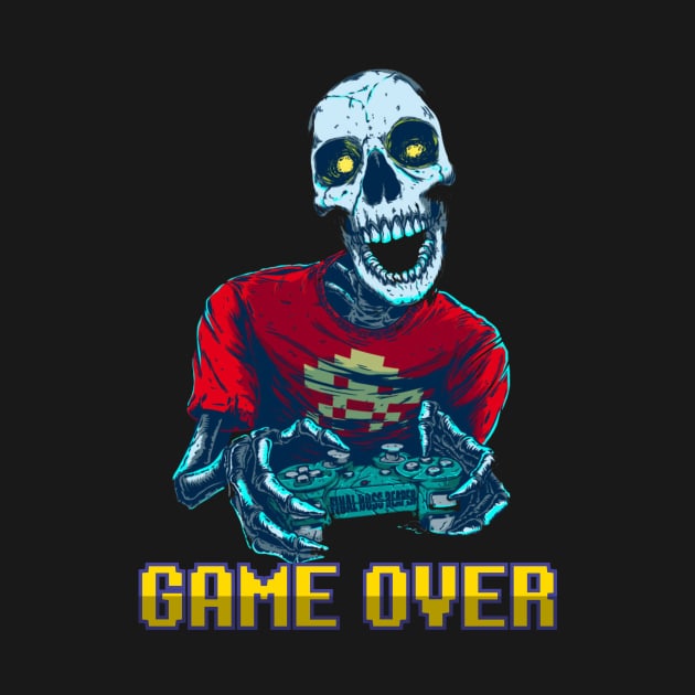 Skeleton Game over by Dress Wild