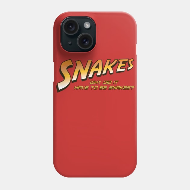 I Hate Snakes! Phone Case by mannypdesign