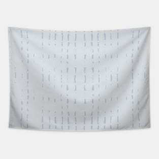 Abstract vertical stripes on a steel blue background Tapestry