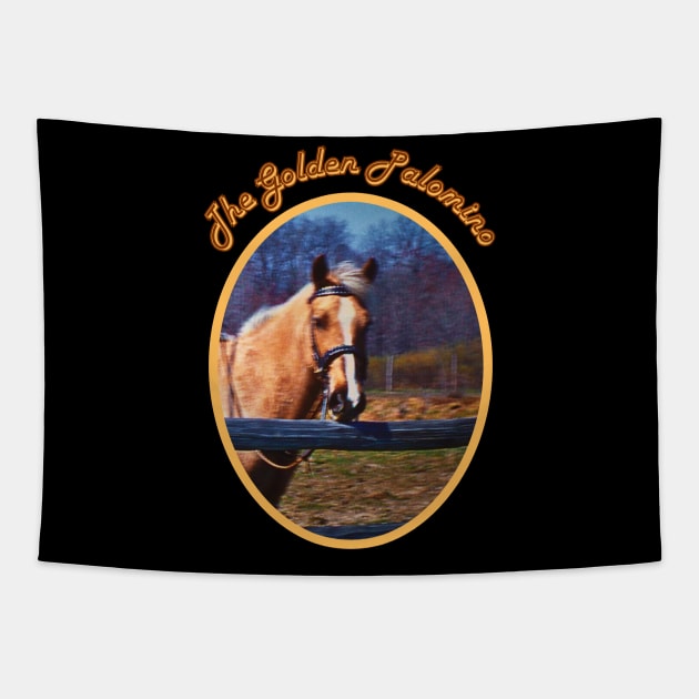 Retro Photo of Golden Palomino Tapestry by The Golden Palomino