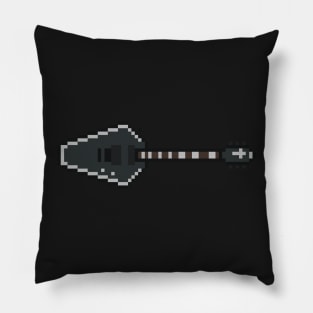 Pixel Graveyard Coffin Guitar Pillow