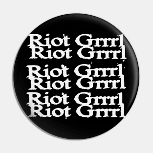 riot grrrl t shirt Pin