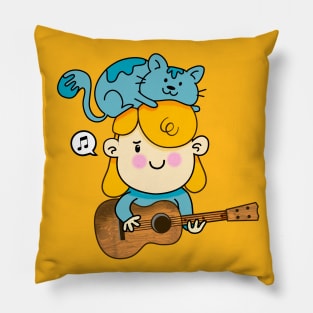 Music sounds better with you Pillow