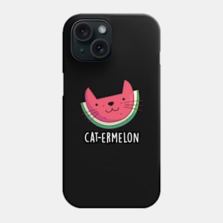 Cat-ermelon Cute Cat Watermelon Pun Phone Case