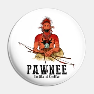 Pawnee Indian, Native American, Pin