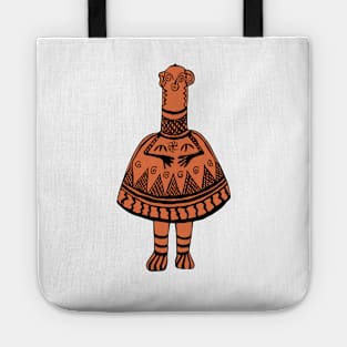 Bell idol from Greece - timeless abstraction Tote