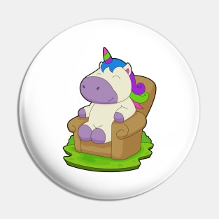 Unicorn Armchair Pin