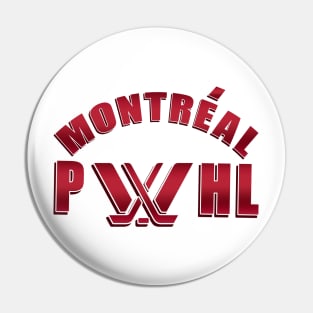 Gradient colors Montreal Pwhl Pin