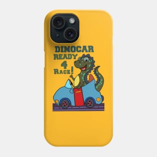Dinocar ready for race! Phone Case