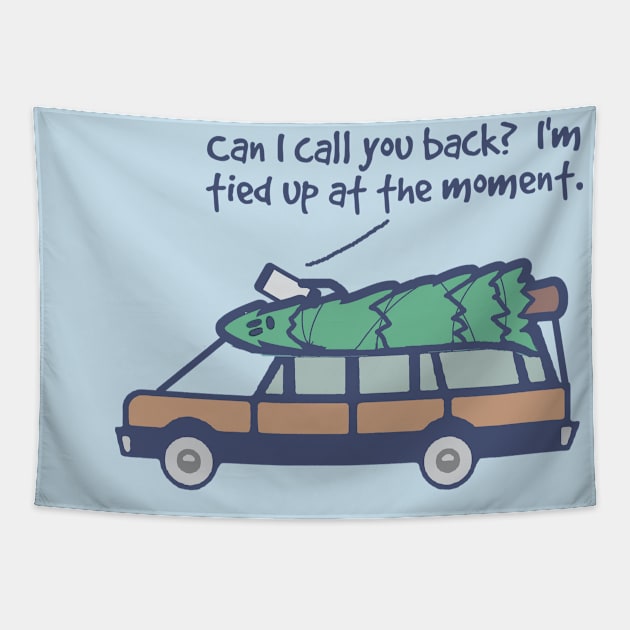 Tied Up Right Now Tapestry by Bigfinz