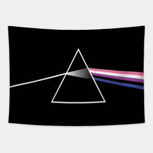 Genderfluid Pride Prism Tapestry