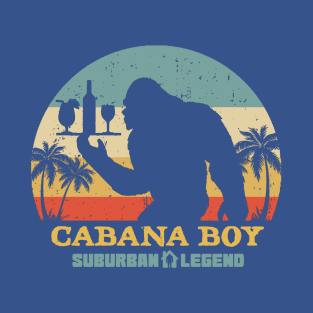 Bigfoot Cabana Boy Suburban Legend T-Shirt