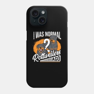 Rottweiler Rottie Mom Mother of 2 Rotts Gift Phone Case