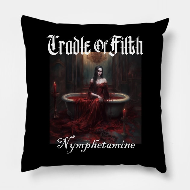 Her Ghost in the Fog Art - Cradle of Filth Pillow by Bat City