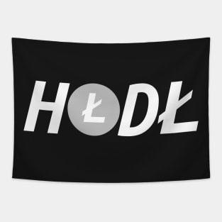 HODL Litecoin Light Tapestry