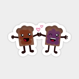 Peanut Butter & Jelly Magnet