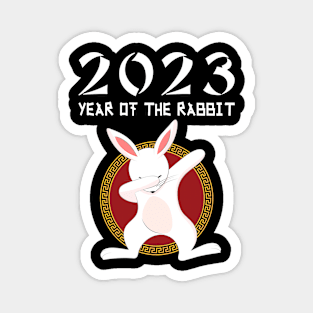 Happy Chinese New Year 2023 Year Of The Rabbit Magnet