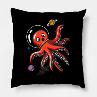 Space Octopus Astronaut Pillow