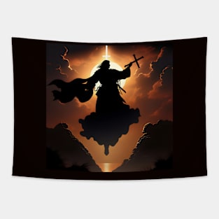 Epic Christian art Tapestry