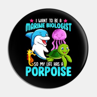 Future Marine Biologist Gift Pin