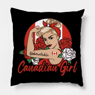 Canadian Girl Pillow