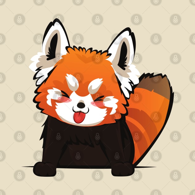 Cuteness Overload Baby Red Panda by JuanesArtShop