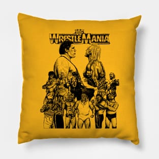 Pro Wrestlers of the 80s Pillow