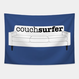 Couch Surfer Travel Design Tapestry