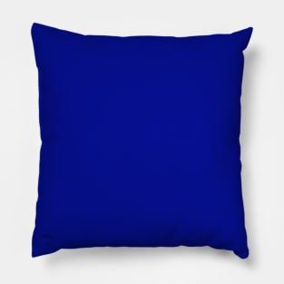 Admiral Blue Plain Solid Color Pillow