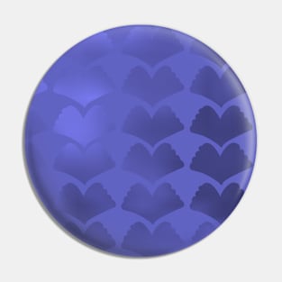 Jewel Ginkgo Single Hue Array Blue Violet Pin