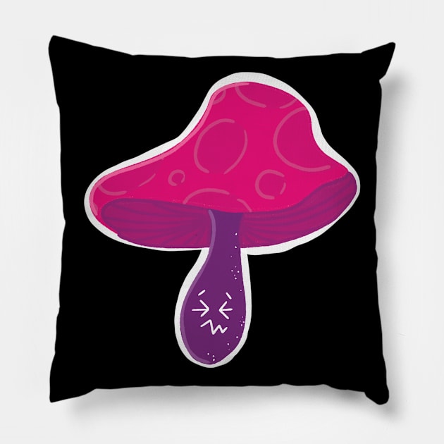 Shroom Shroom / Mushroom Pillow by nathalieaynie