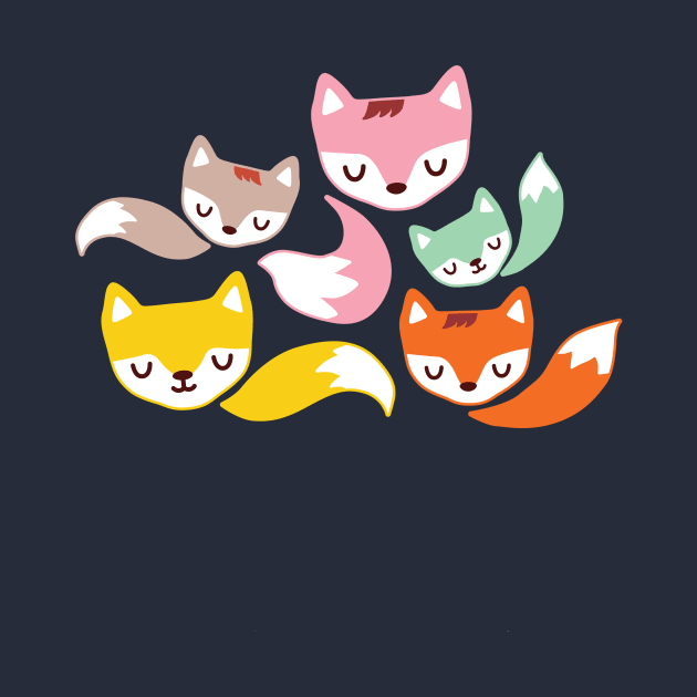 The Fantastic Foxes III by littleoddforest